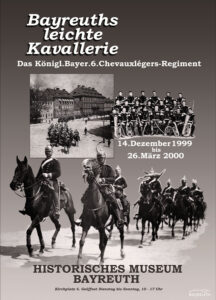 Plakat Ausstellung 1999 "Bayreuth leichte Kavallerie"