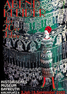 Plakat Ausstellung 2002 "Abendkleider der 20er Jahre"
