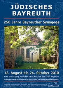 Plakat Ausstellung 2010 "Jüdisches Bayreuth"