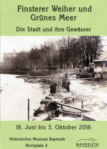 Plakat Ausstellung 2016 "Finsterer Weiher und Grünes Meer"