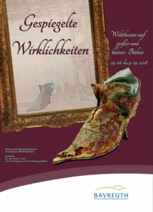 Plakat Ausstellung 2018 "Gespiegelte Wirklichkeiten"