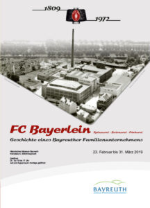 Plakat Ausstellung 2019 "FC Bayerlein"