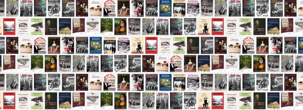 Collage aus Plakaten der Ausstellung "25. Jahre Historisches Museum"