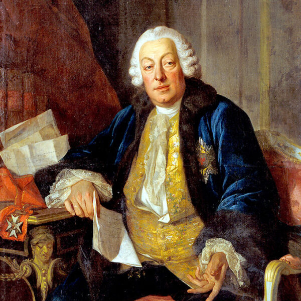 Porträt Philipp Andreas von Ellrodt, Per Krafft d. Ä., 1763, Öl auf Leinwand